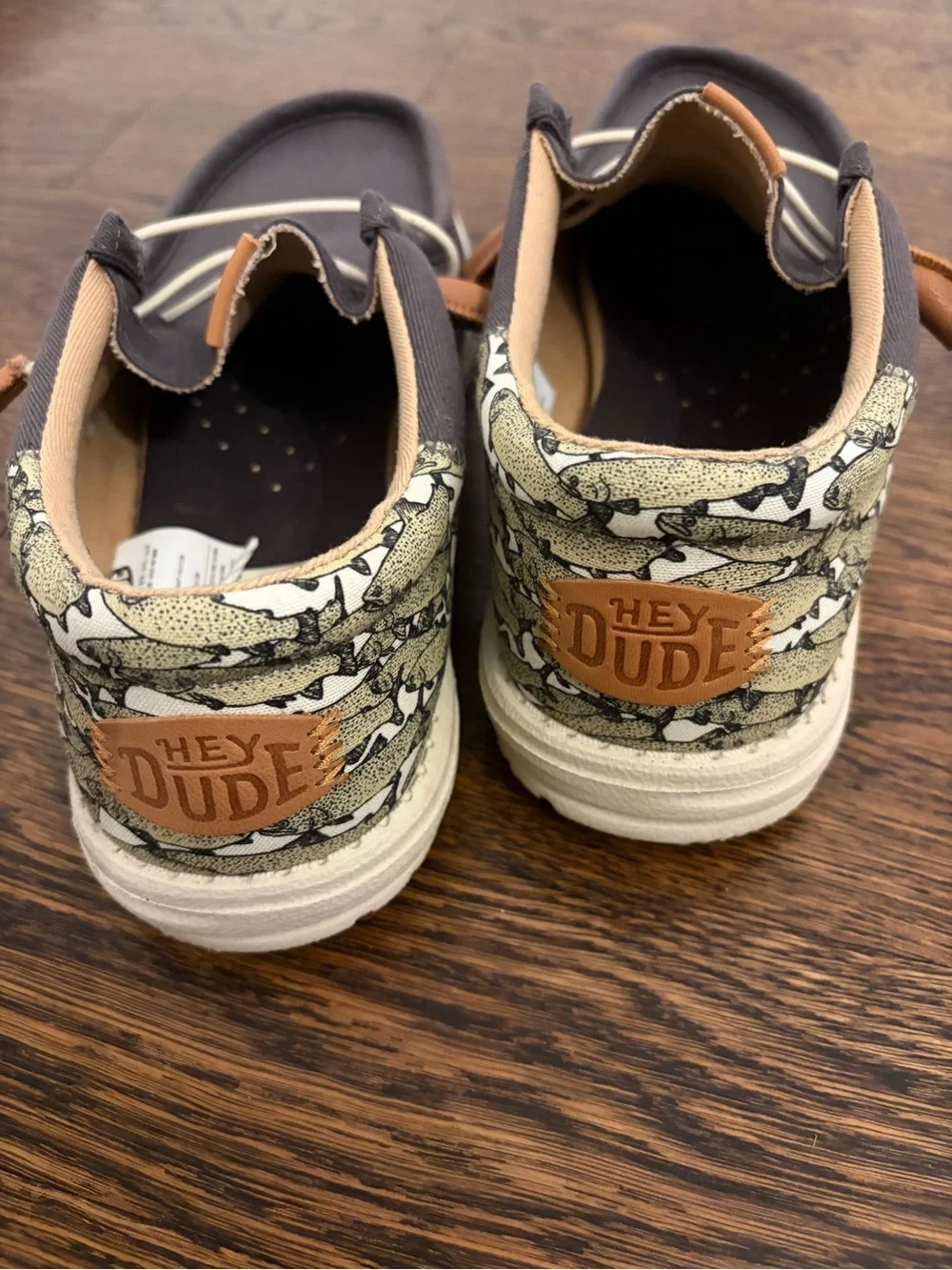 Hey Dude Wally Funk Fish Camo Loafers Men’s Size 9